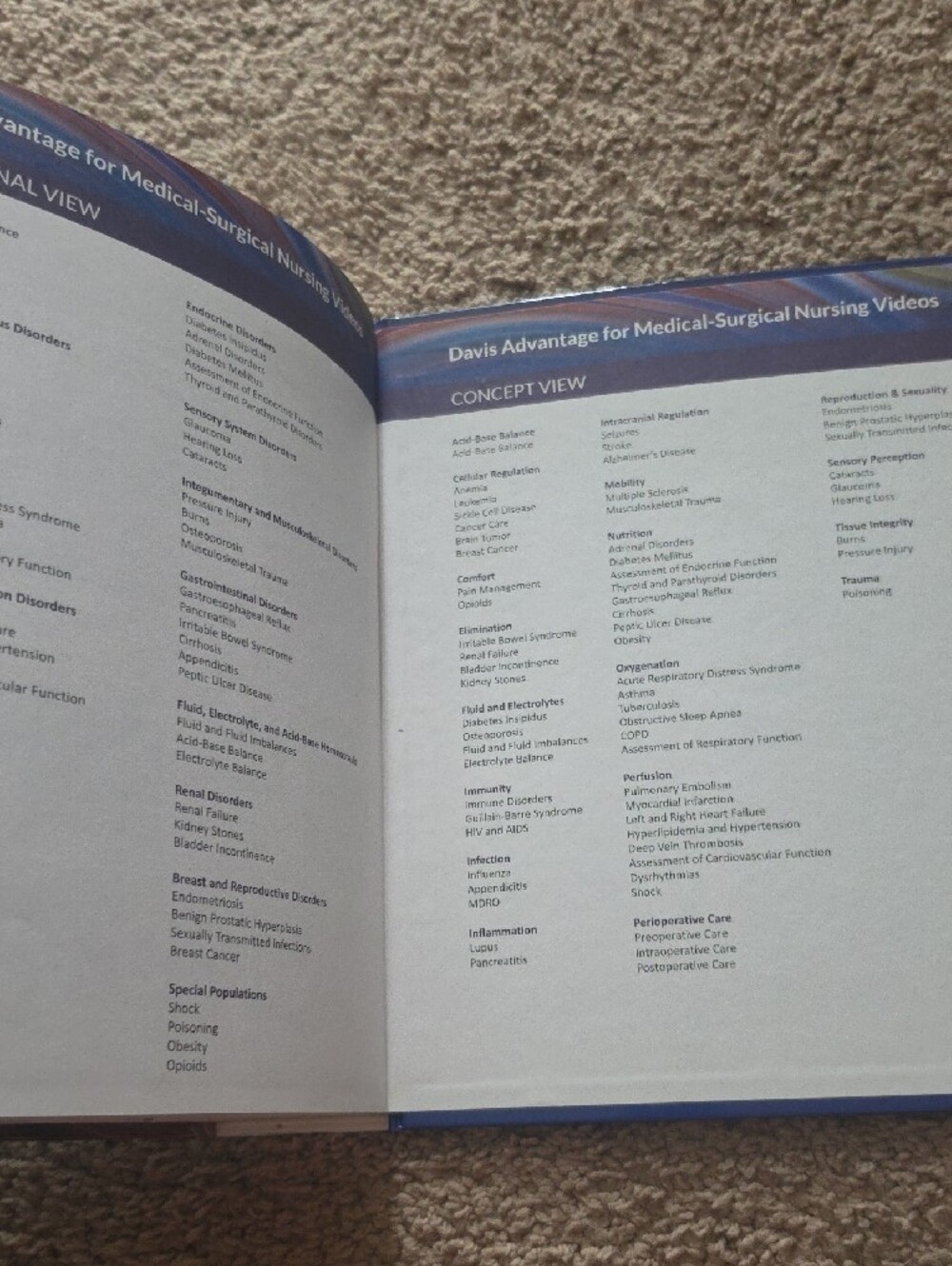 F.A. Davis Medical-Surgical Nursing Textbook - Blue Multi - Picture 4 of 10